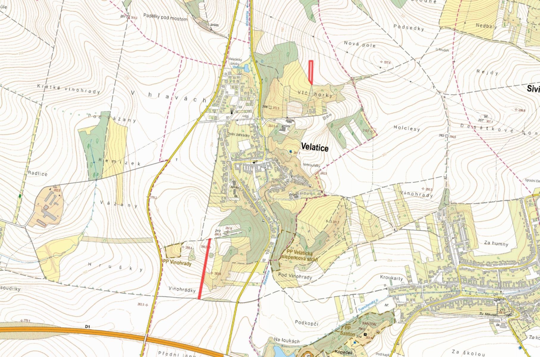 Zemědělské pozemky, Velatice - 2