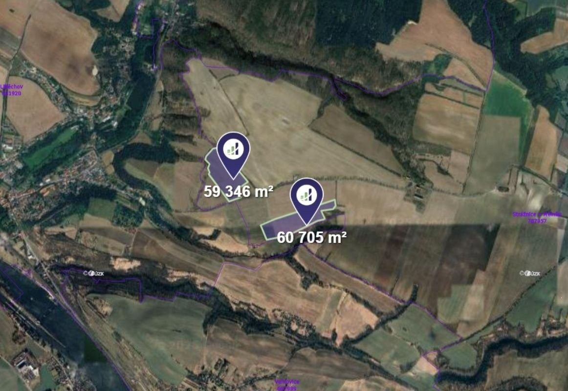 Zemědělské pozemky, Vysoká, 60 026 m² - 2