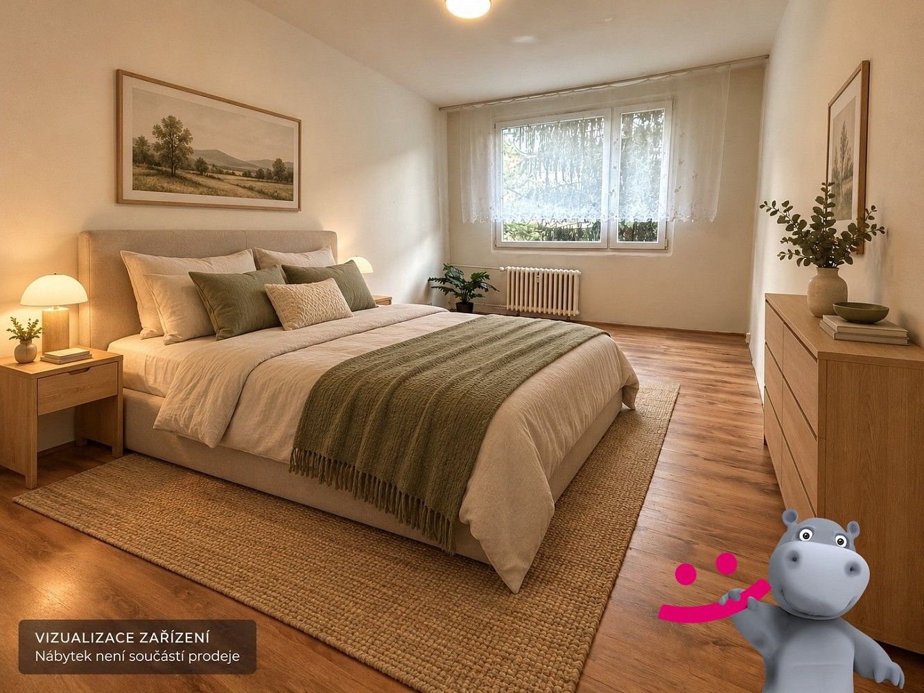 3+1, Husova, Ústí nad Labem - Krásné Březno, 79 m² - 1