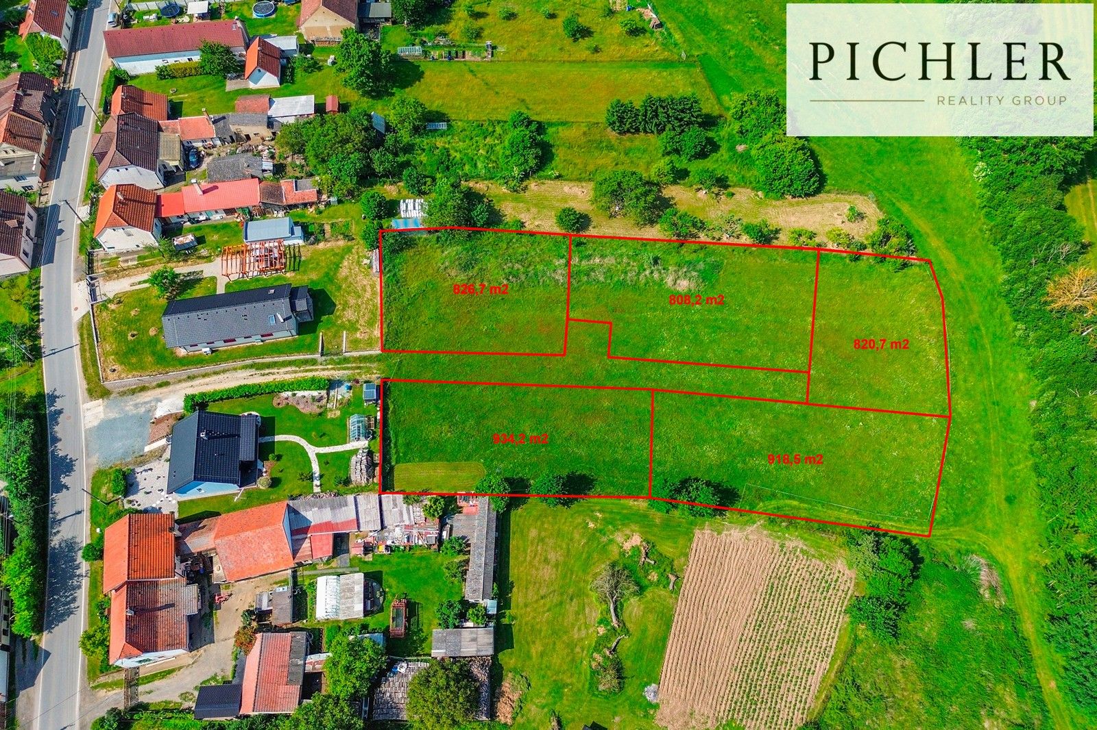Pozemek pro bydlení · 821 m² · Dnešice - 3