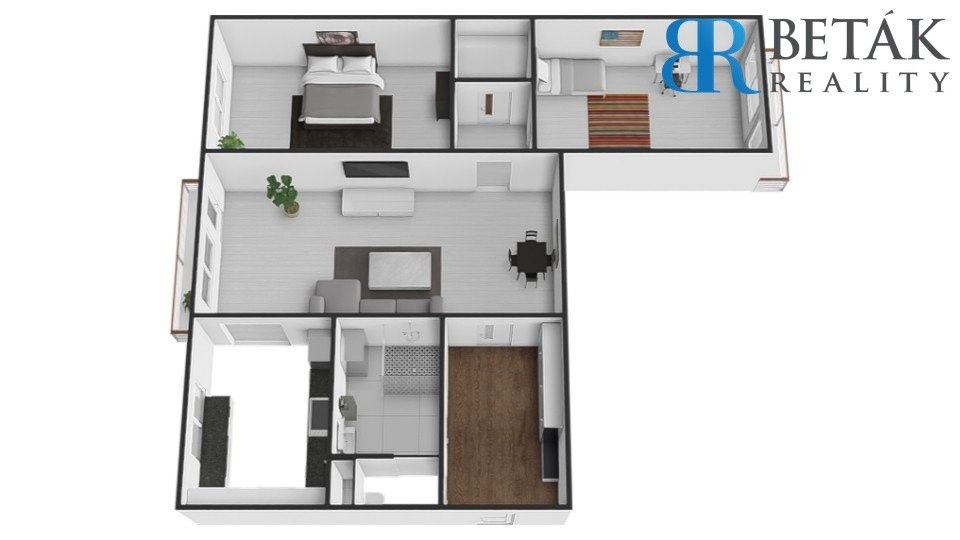 3+1, bří Hovůrkových 2731, Přerov I-Město, 73 m² - 2