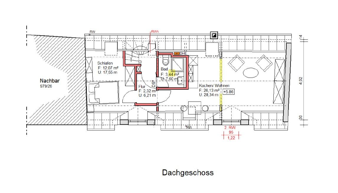 2+1, , Porýní-Falc, 46 m² - 1