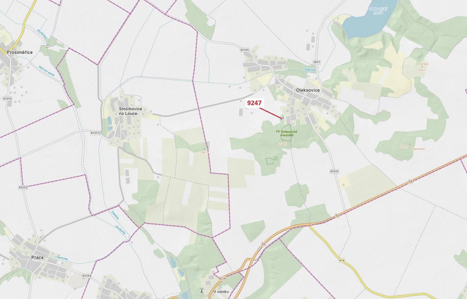 Les, 550 m²