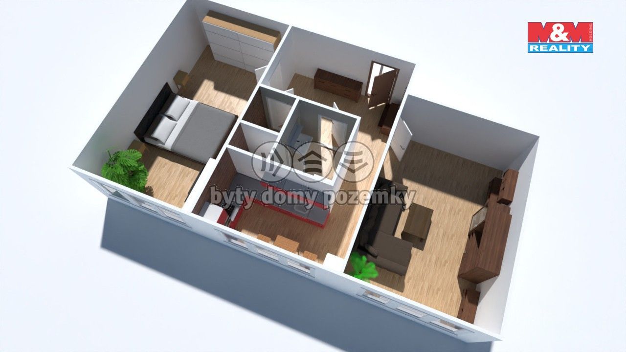 Prodej byt 2+1 - Zahradní, Chomutov, 51 m² - 5