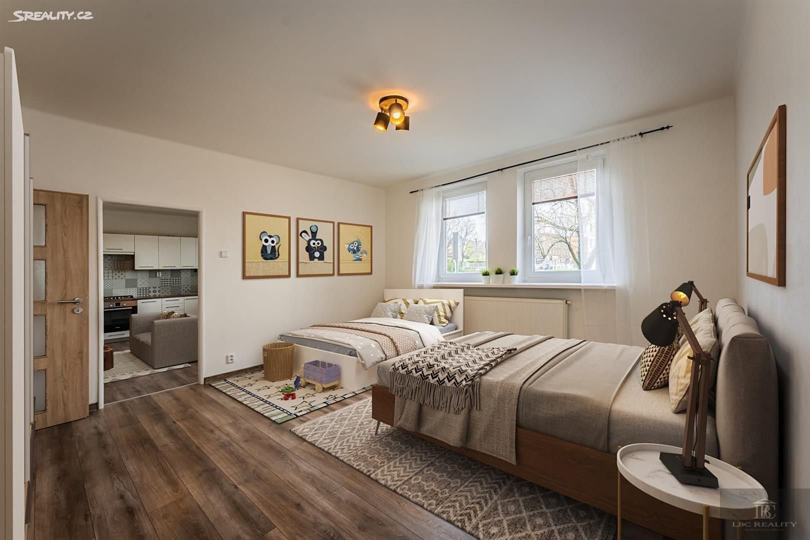 Byt 2+kk · 55 m² · Novovysočanská  , Praha - 4