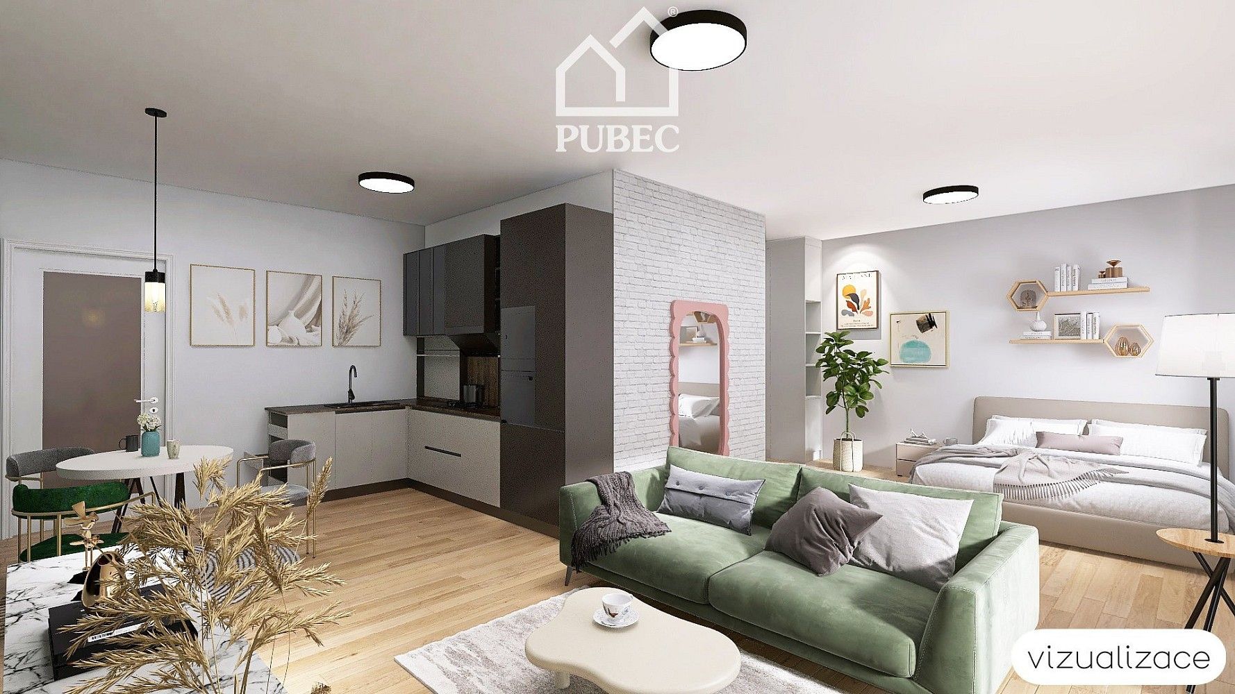 1+kk, Plzeň - Skvrňany, okres Plzeň-město, Plzeňský kraj, 50 m² - 2