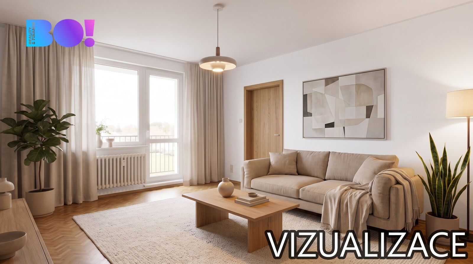 Byt 2+1 · 54 m² · Lukavice - 3