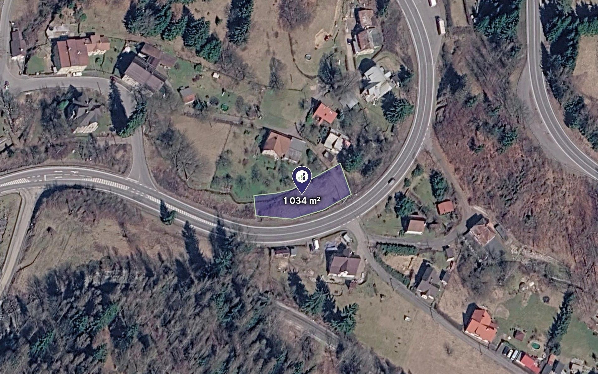Louky, Desná, 1 034 m² - 1