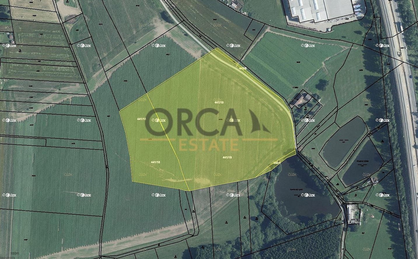 Zemědělský pozemek, 8 409 m²