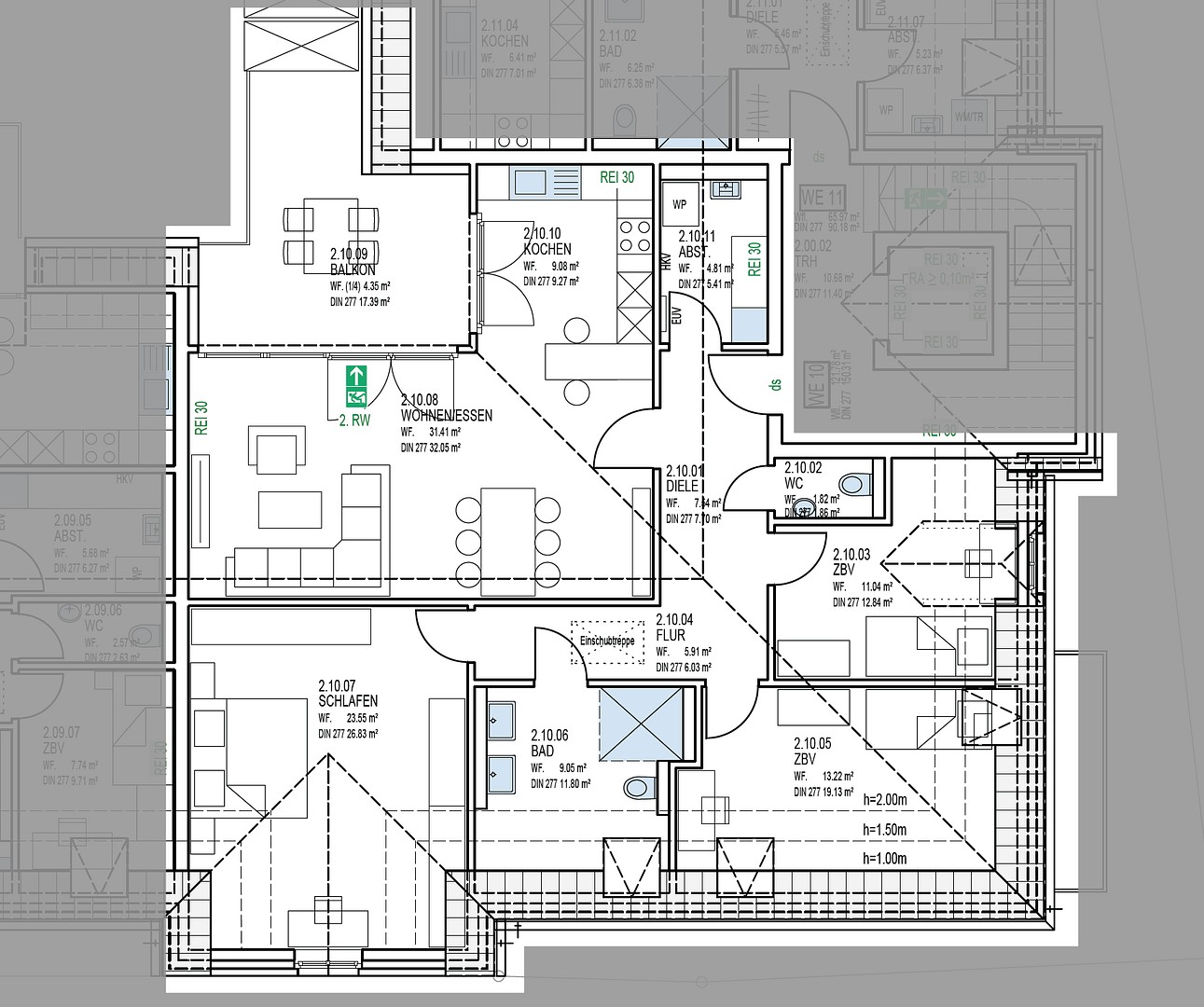 4+1, Dennemarkstraße 50, , Severní Porýní-Vestfálsko, 122 m² - 1