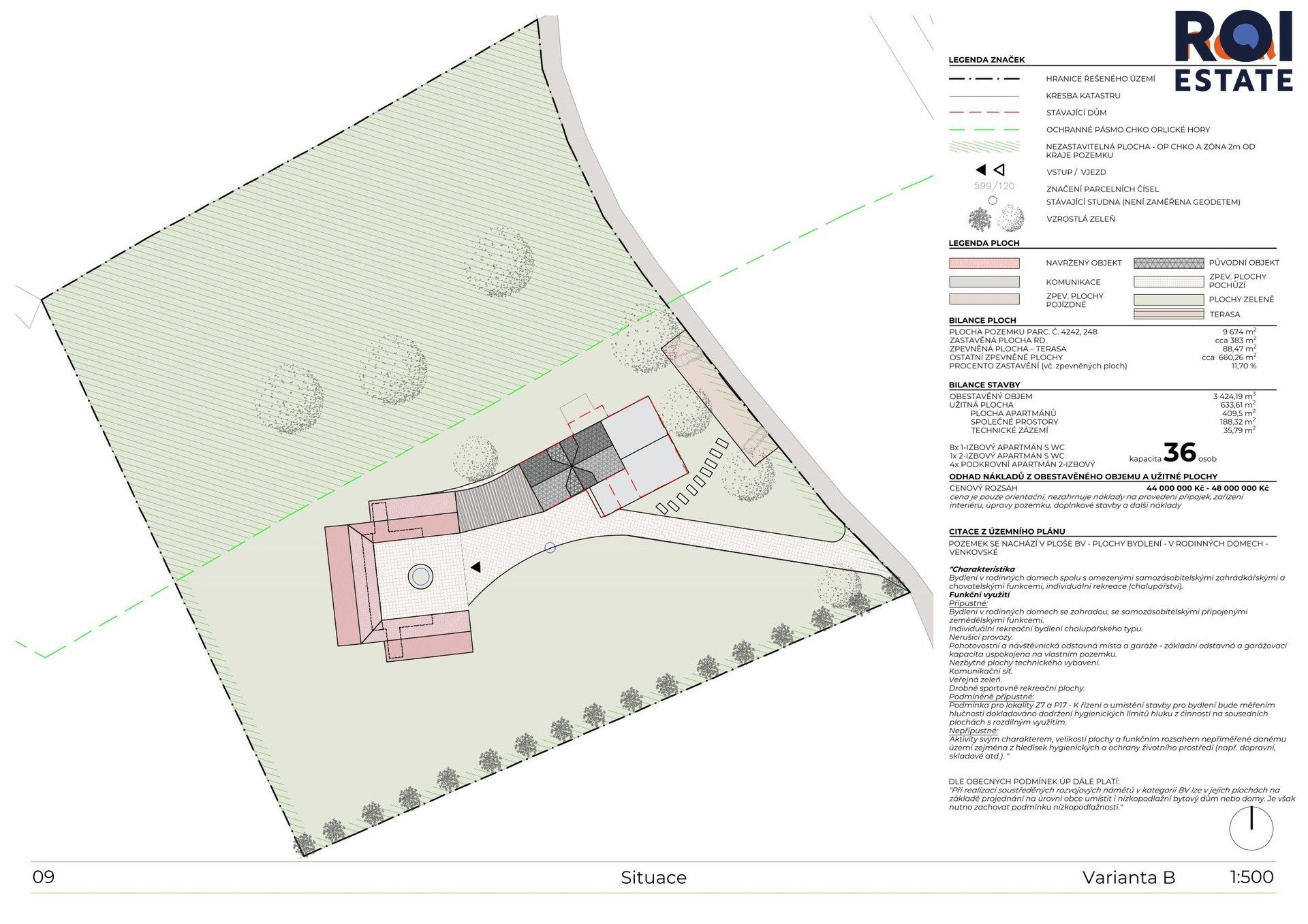 Pozemek pro bydlení · 9 674 m² · Jedlina, Klášterec nad Orlicí - 3
