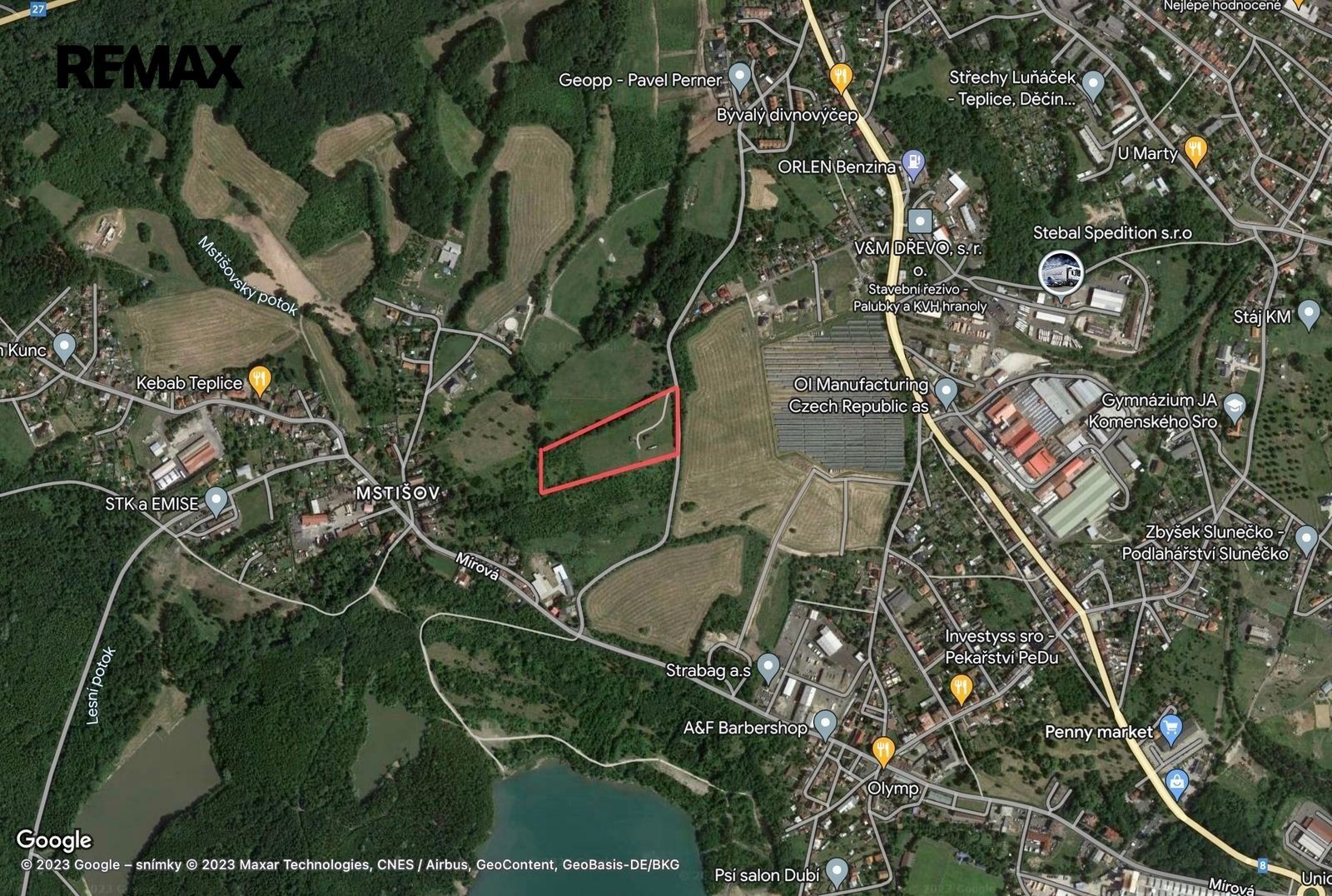 Pozemky pro bydlení, Dubí, 23 011 m² - 2