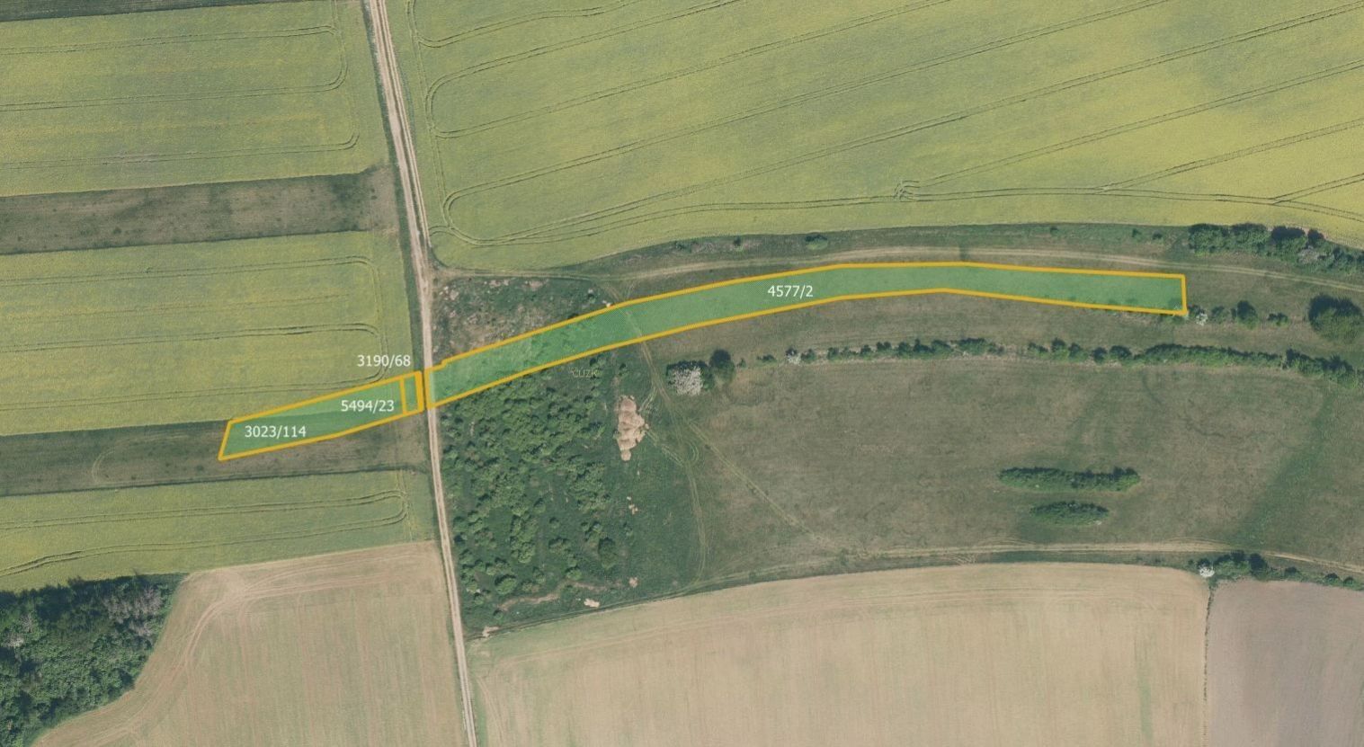 Zemědělské pozemky, Jalubí