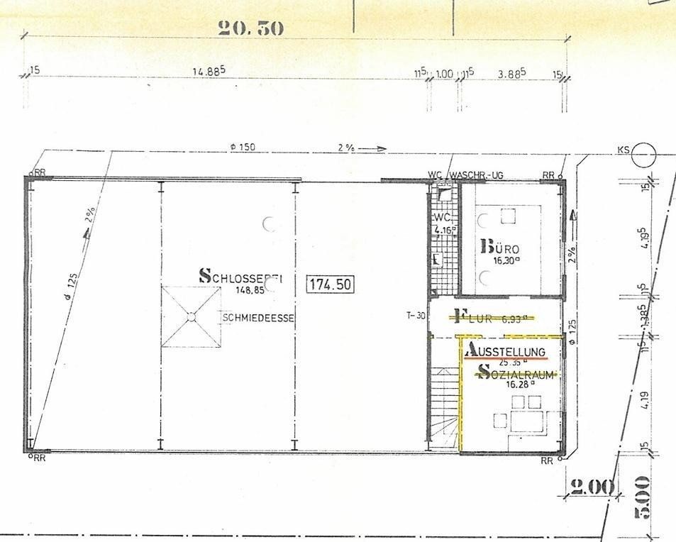 Obchodní prostory, Heilbronn Baden-Württemberg 74078, 1 000 m² - 1