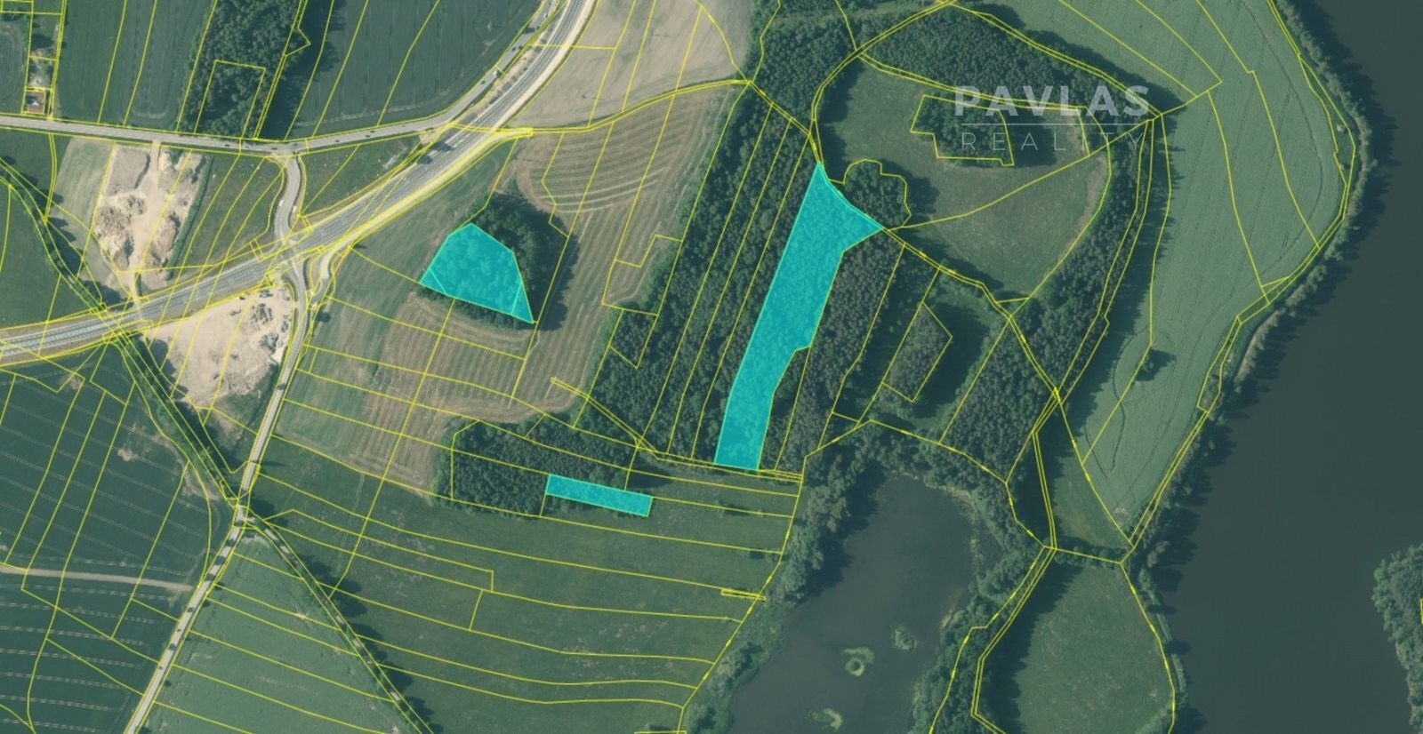 Les, 25 076 m²