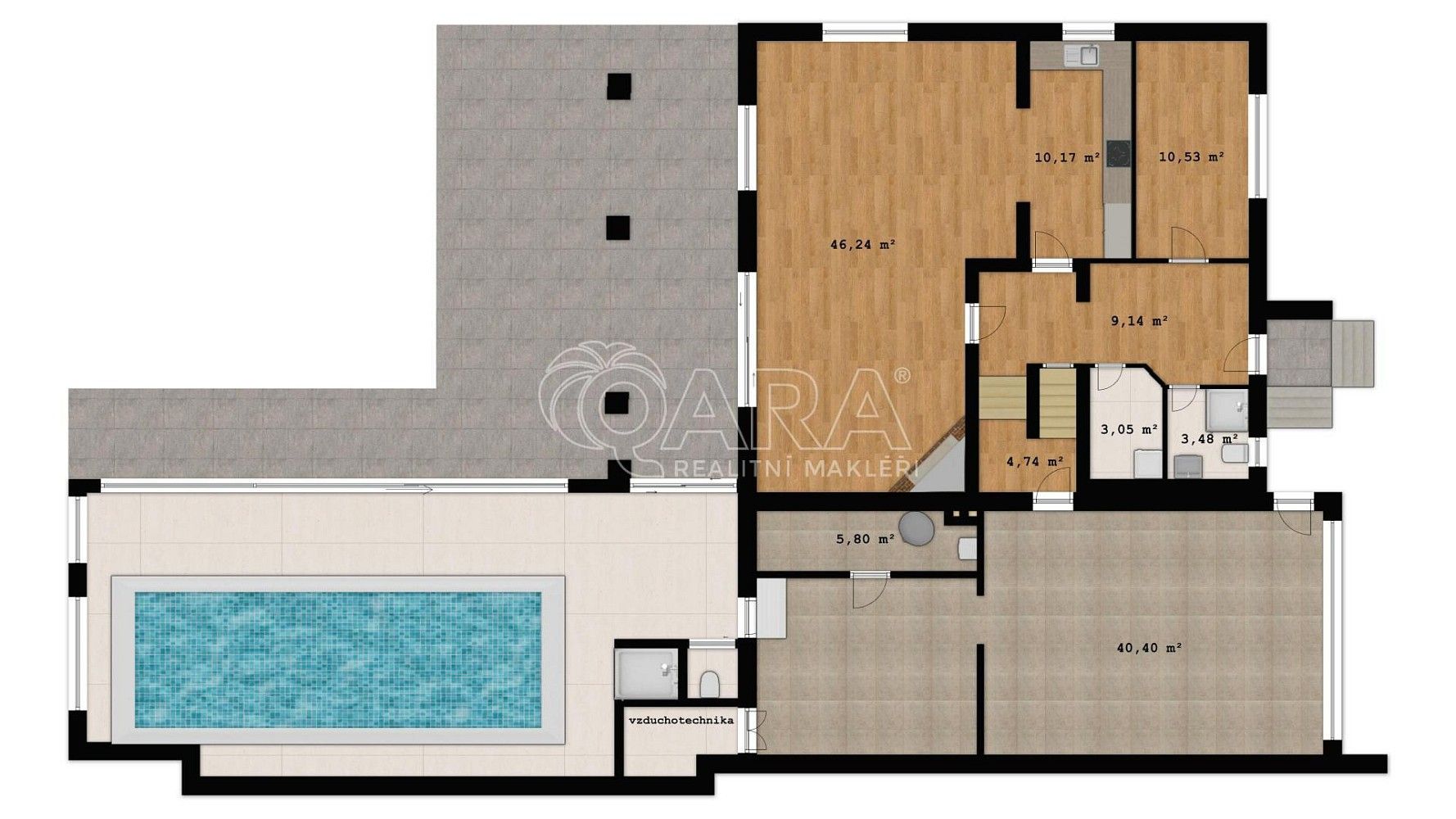 Prodej rodinný dům - Václava Kovaříka, Praha 9 - Běchovice, 328 m² - 5