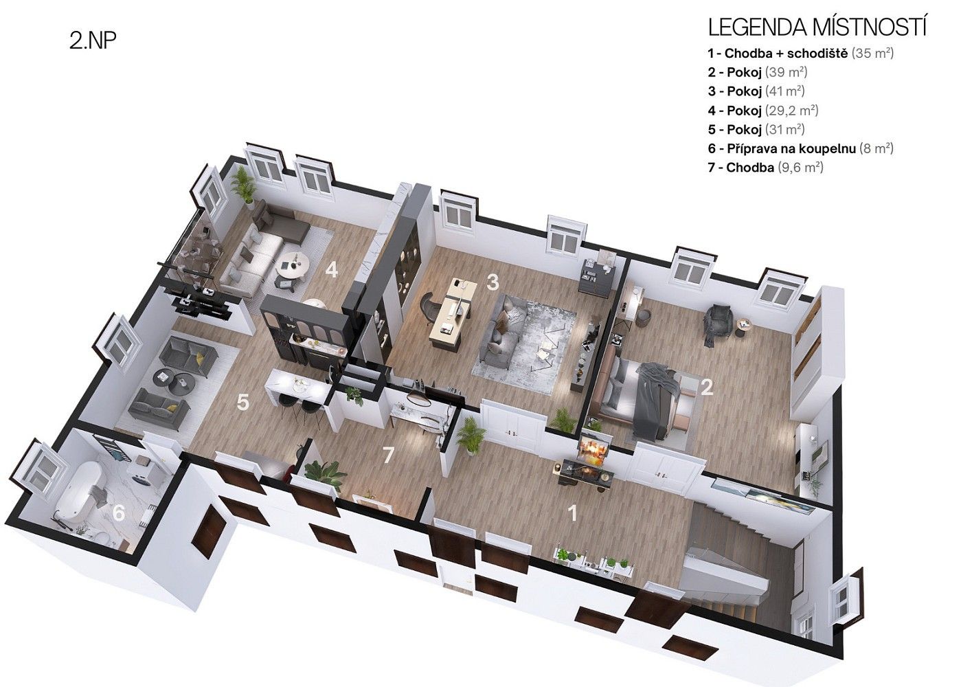 Prodej rodinný dům - Hřivice, okres Louny, Ústecký kraj, 373 m² - 5
