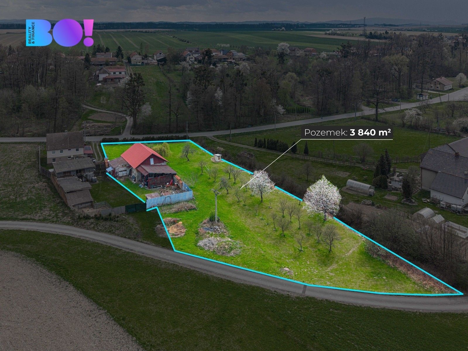 Prodej pozemek pro bydlení - Vražné Hynčice, 3 800 m² - 1