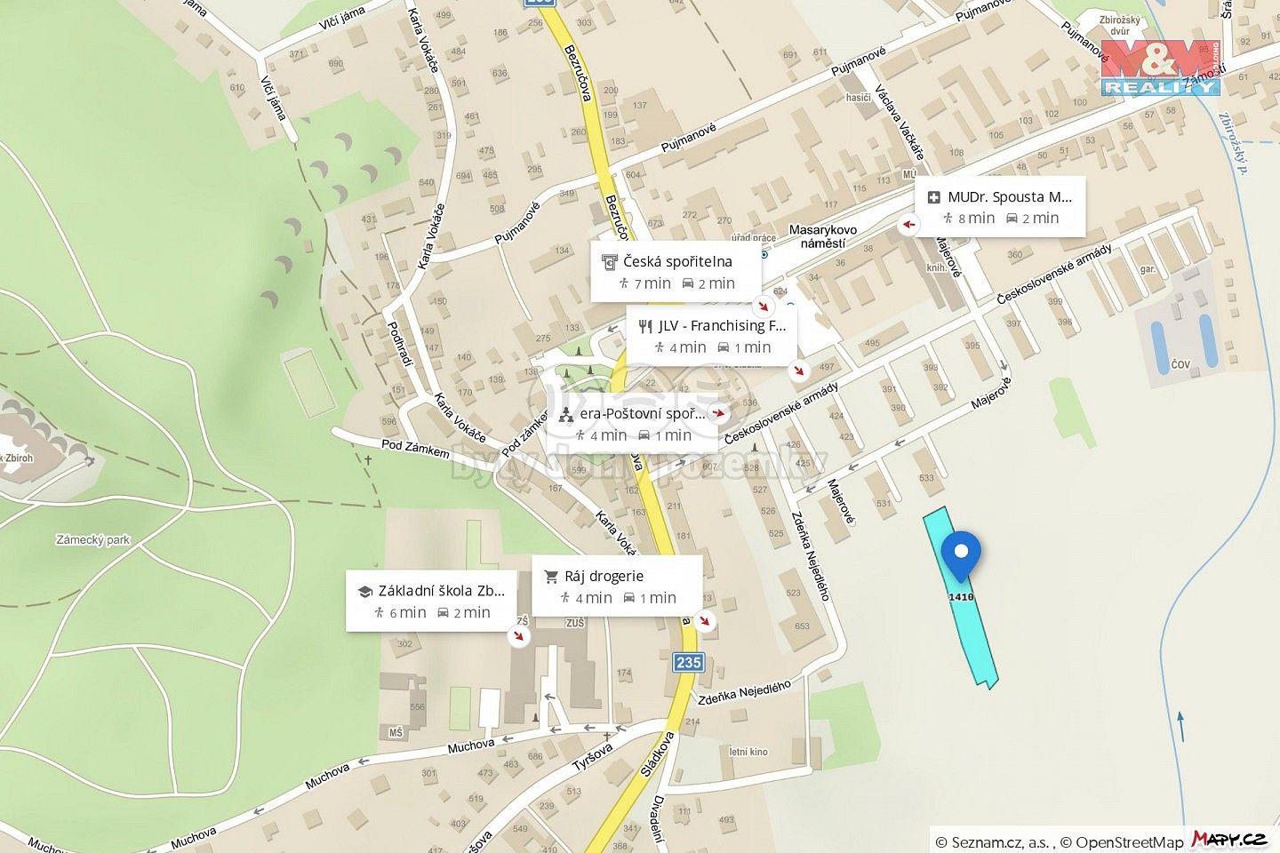 Prodej pozemek pro bydlení - Zbiroh, okres Rokycany, Plzeňský kraj - 5