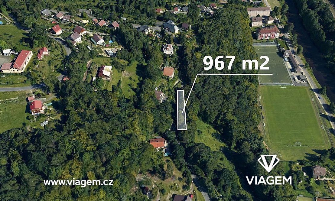 Zahrada, 967 m²