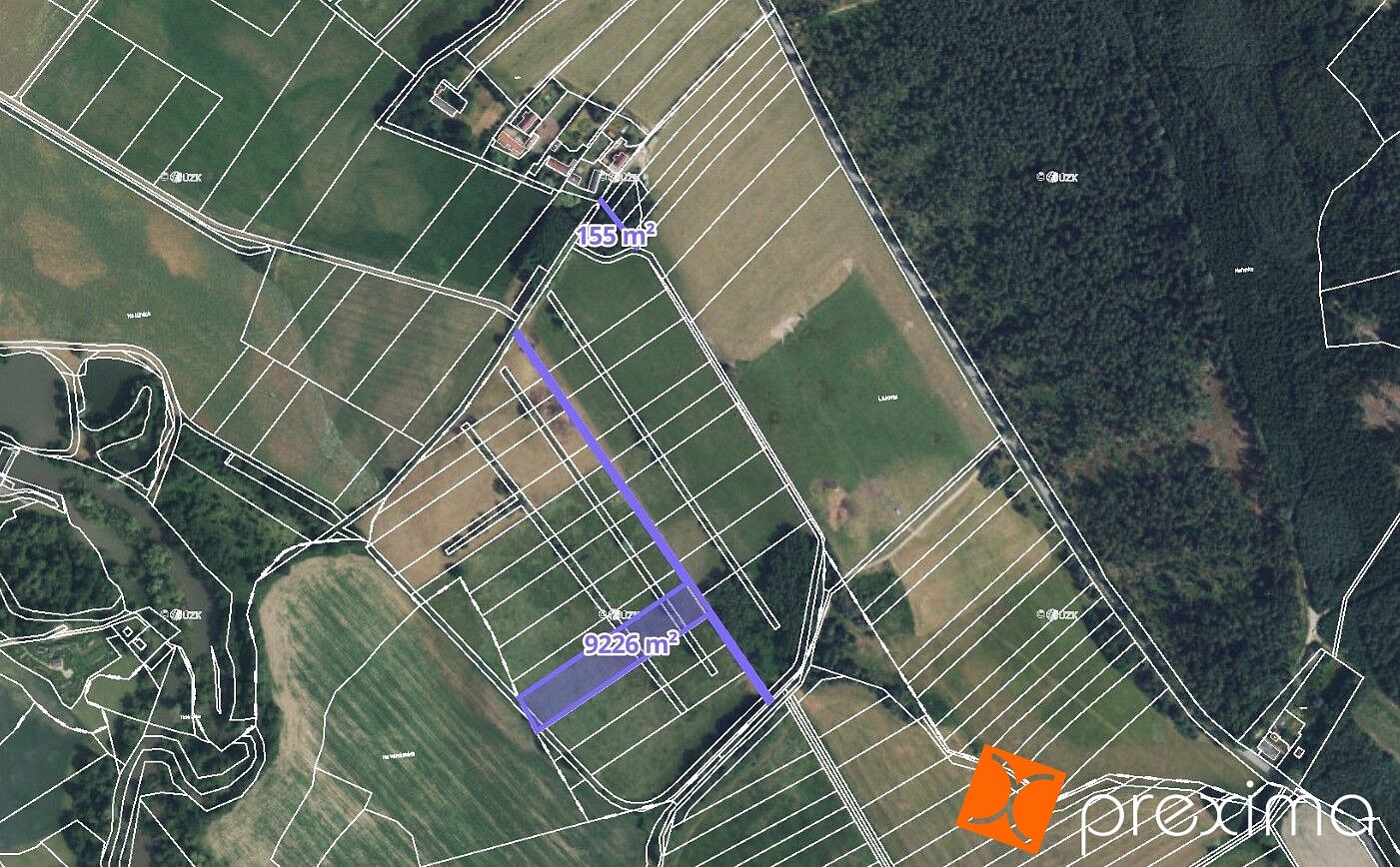 Louka, 2 097 m²