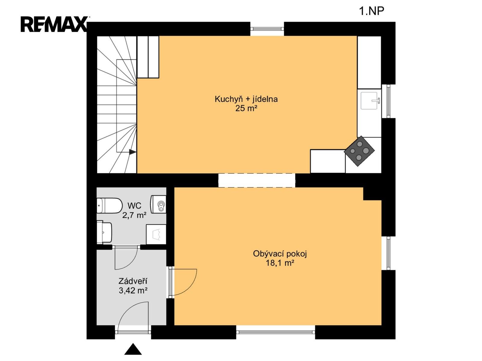 Prodej rodinný dům - Hlízov, 94 m² - 5