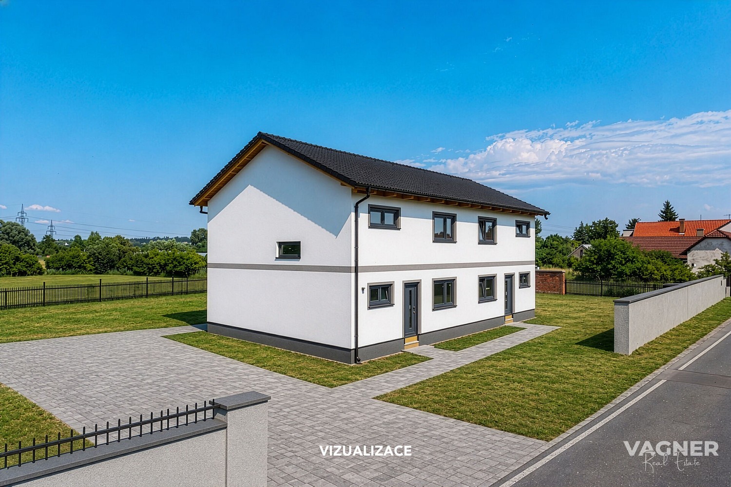 Rodinné domy, Boleslavská, Tišice - Chrást, okres Mělník, 131 m² - 1