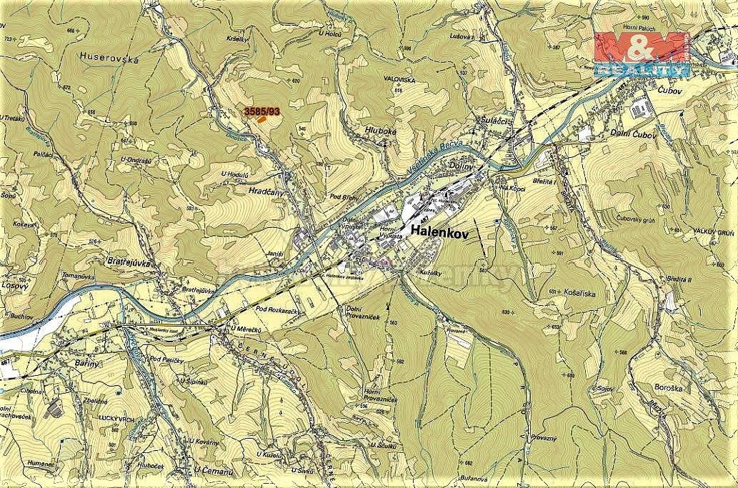 Prodej louka - Halenkov, okres Vsetín, Zlínský kraj - 2