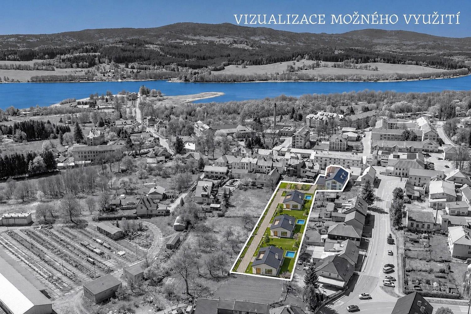 Pozemky pro bydlení, Jiráskova, Horní Planá, okres Český Krumlov - 1