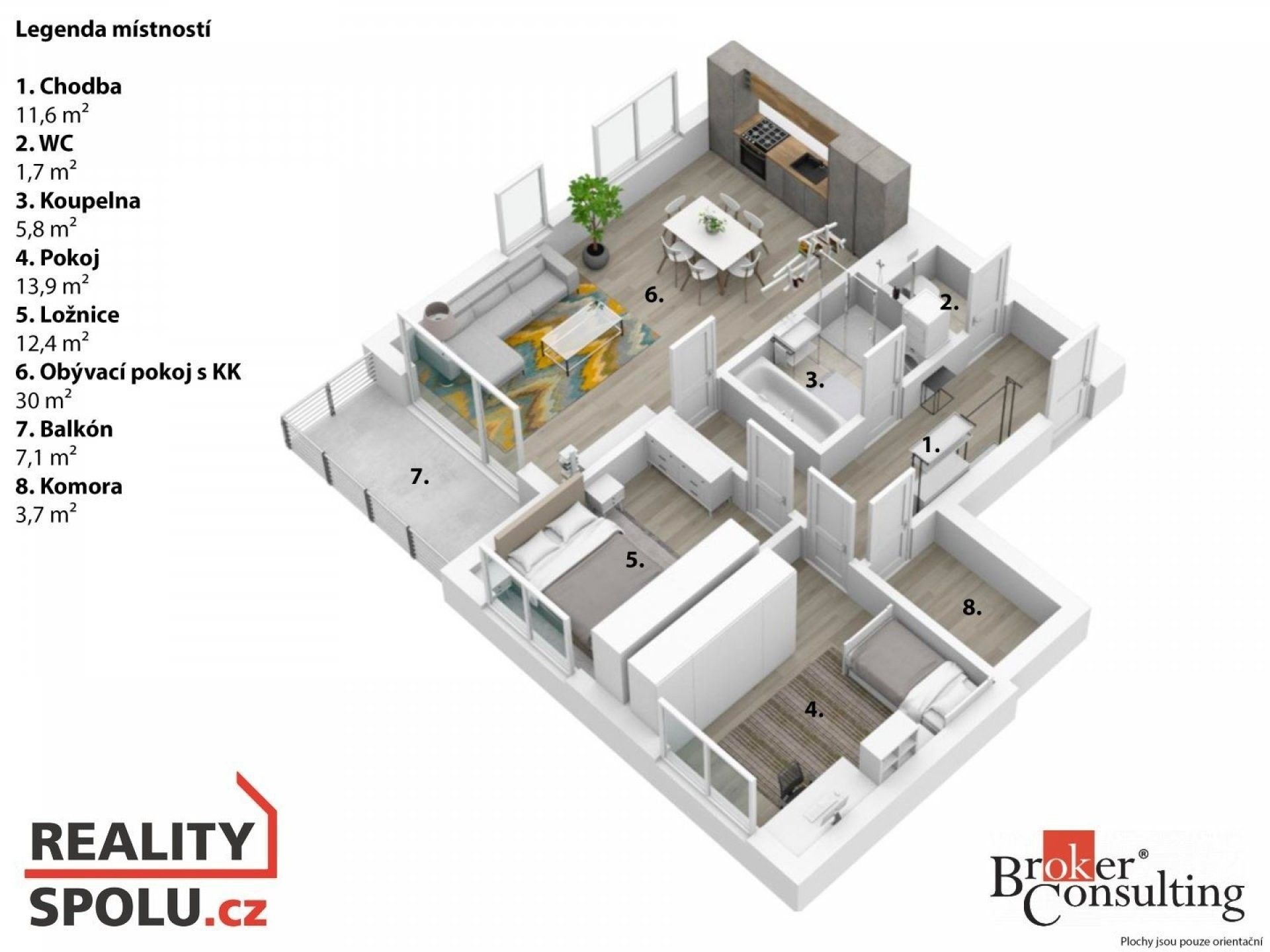 3+kk, Severní, Chotěboř, 86 m² - 2