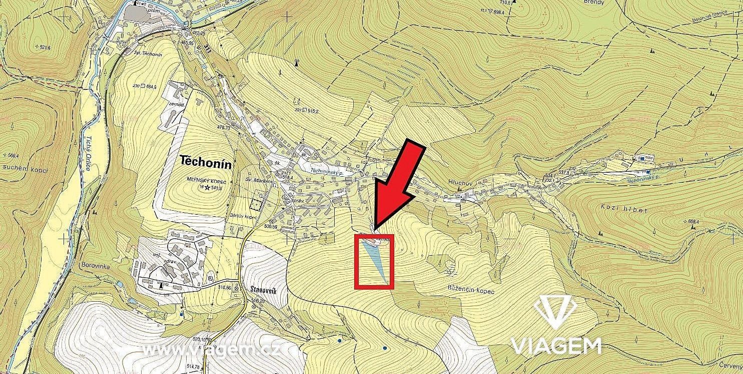 Prodej zemědělský pozemek - Těchonín, okres Ústí nad Orlicí - 5