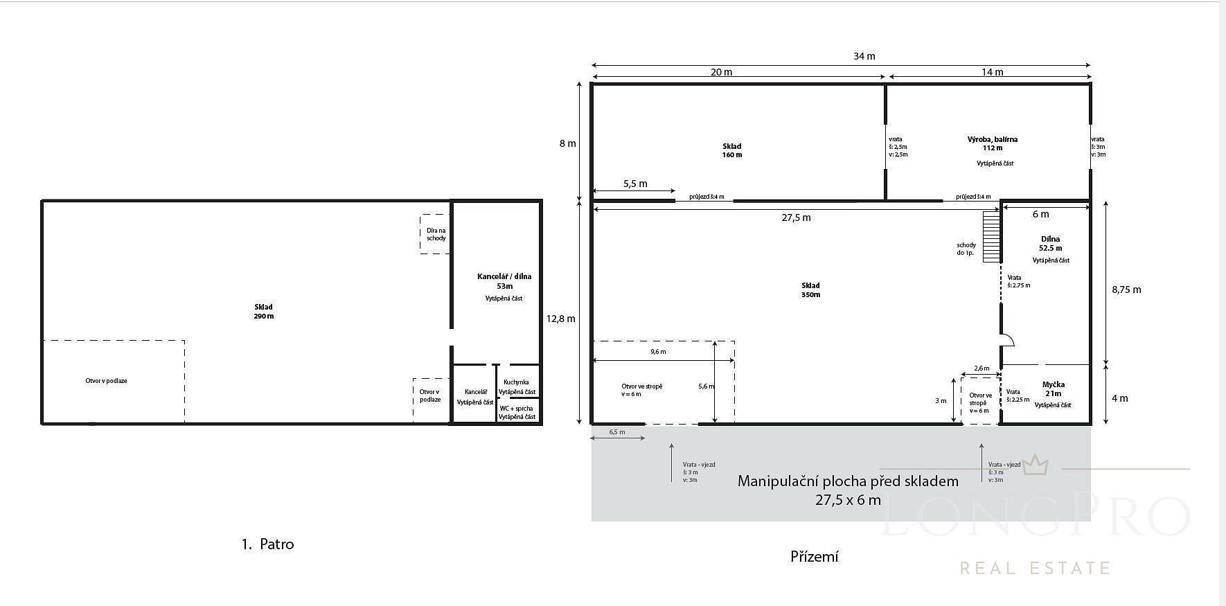 Výrobní prostory, Beřovice, okres Kladno, Středočeský kraj, 1 060 m² - 2