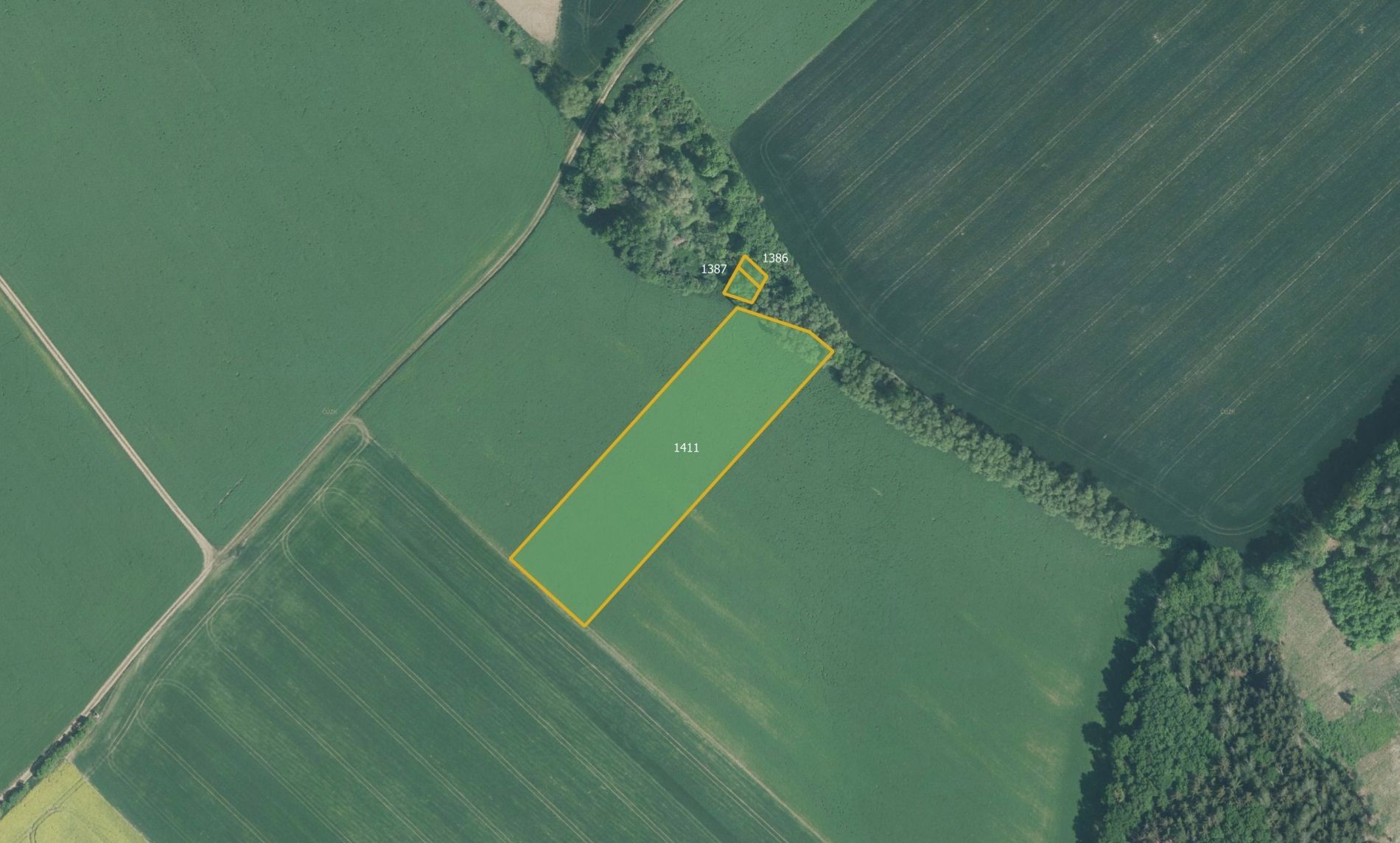 Prodej zemědělský pozemek - Tetětice, Počenice-Tetětice