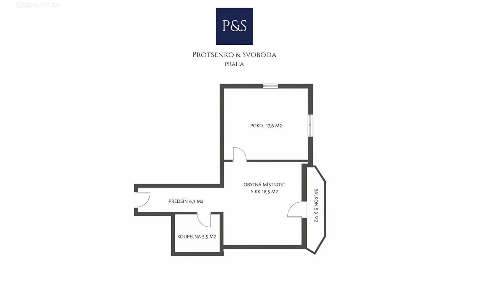 Byt 2+kk · 54 m² · Praha, Hlavní město Praha - 4