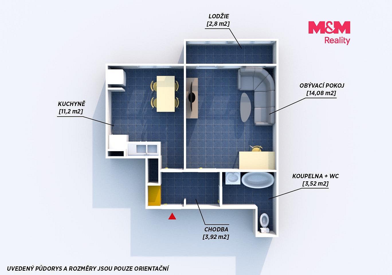 Byt 1+1 · 33 m² · Příbram - Příbram VIII, Středočeský kraj - 4