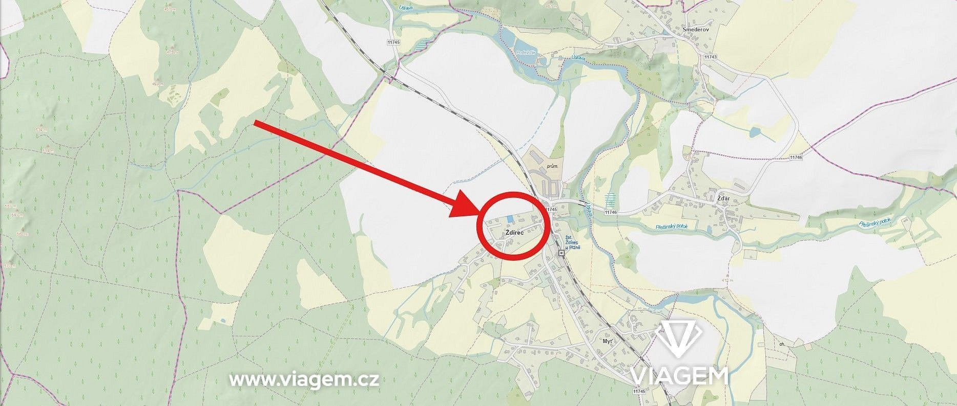 Pozemky pro bydlení, Ždírec, okres Plzeň-Jih - 2