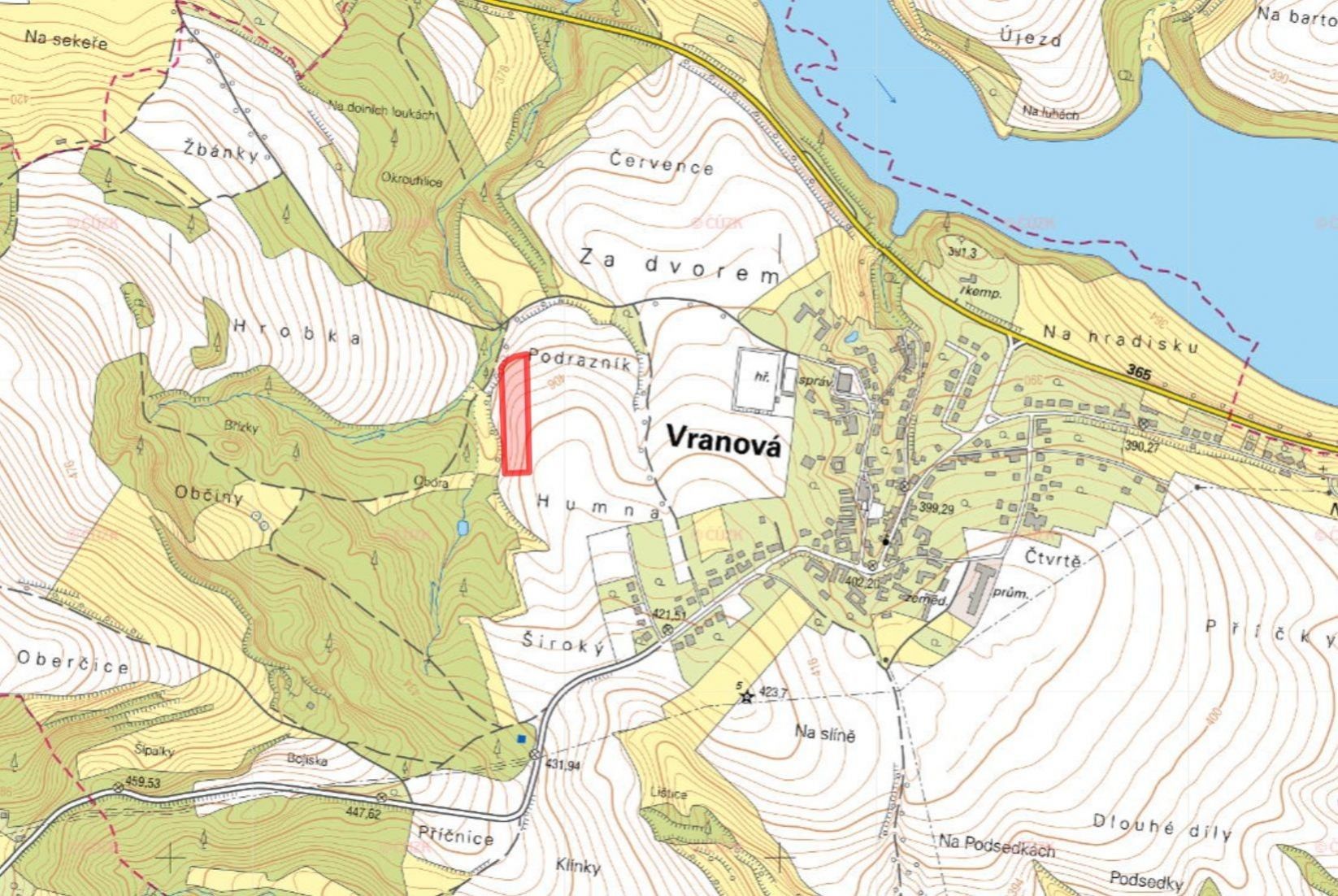 Zemědělské pozemky, Vranová - 2