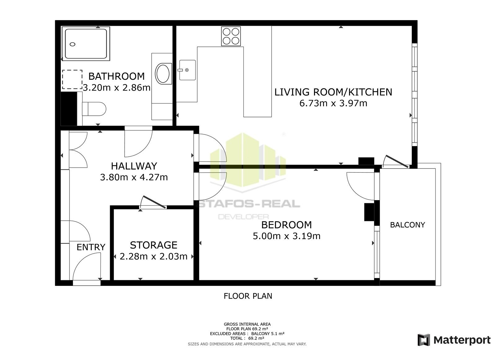 Pronájem byt 2+kk - Šantova, Olomouc, 68 m²