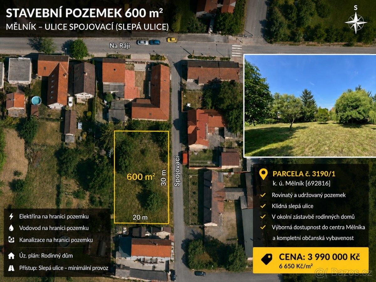 Pozemky pro bydlení, Mělník, 276 01 - 1
