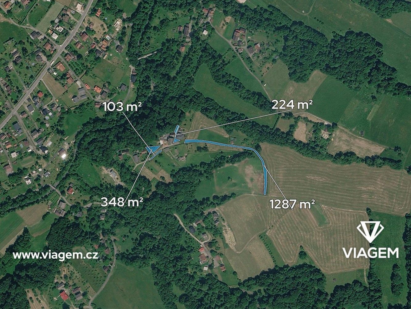 Prodej zahrada - Bystřice, okres Frýdek-Místek, Moravskoslezský kraj - 2