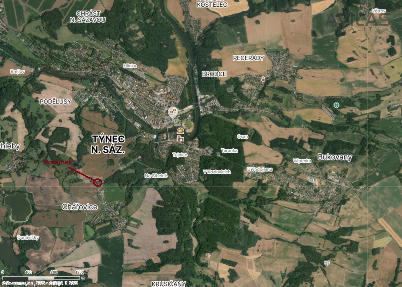 Pozemek pro bydlení · 1 600 m² · Chářovice - 4