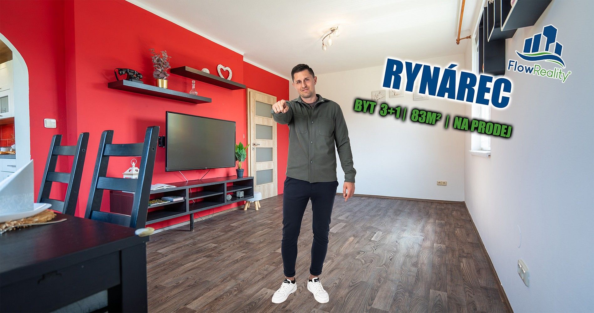 3+1, Rynárec, okres Pelhřimov, 83 m² - 1