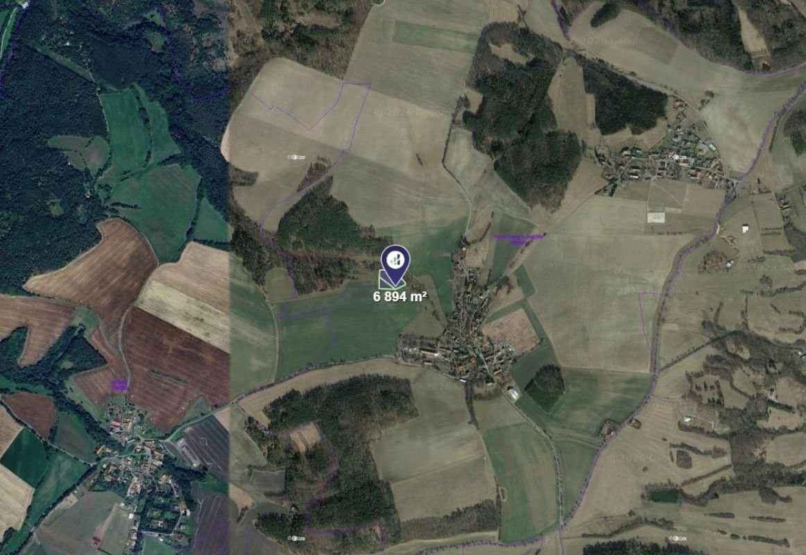 Louky, Nové Dvory, 1 724 m² - 2