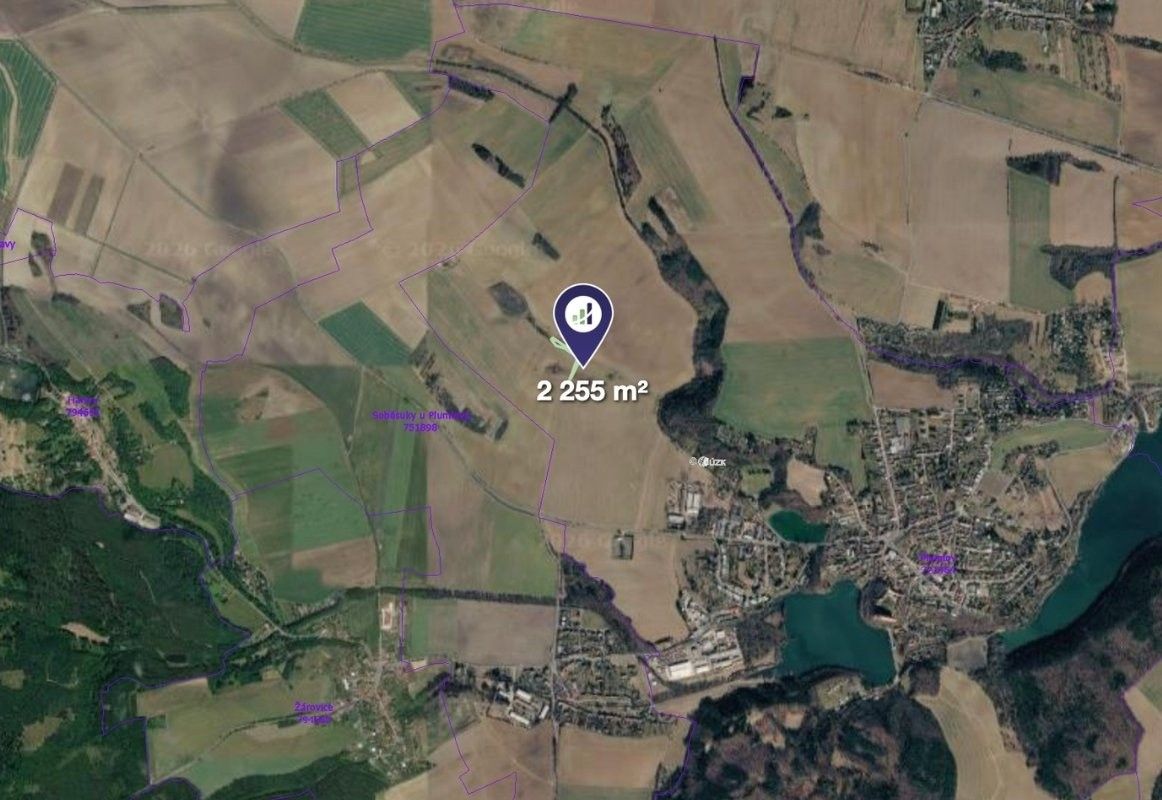 Zemědělské pozemky, Plumlov, 2 255 m² - 2