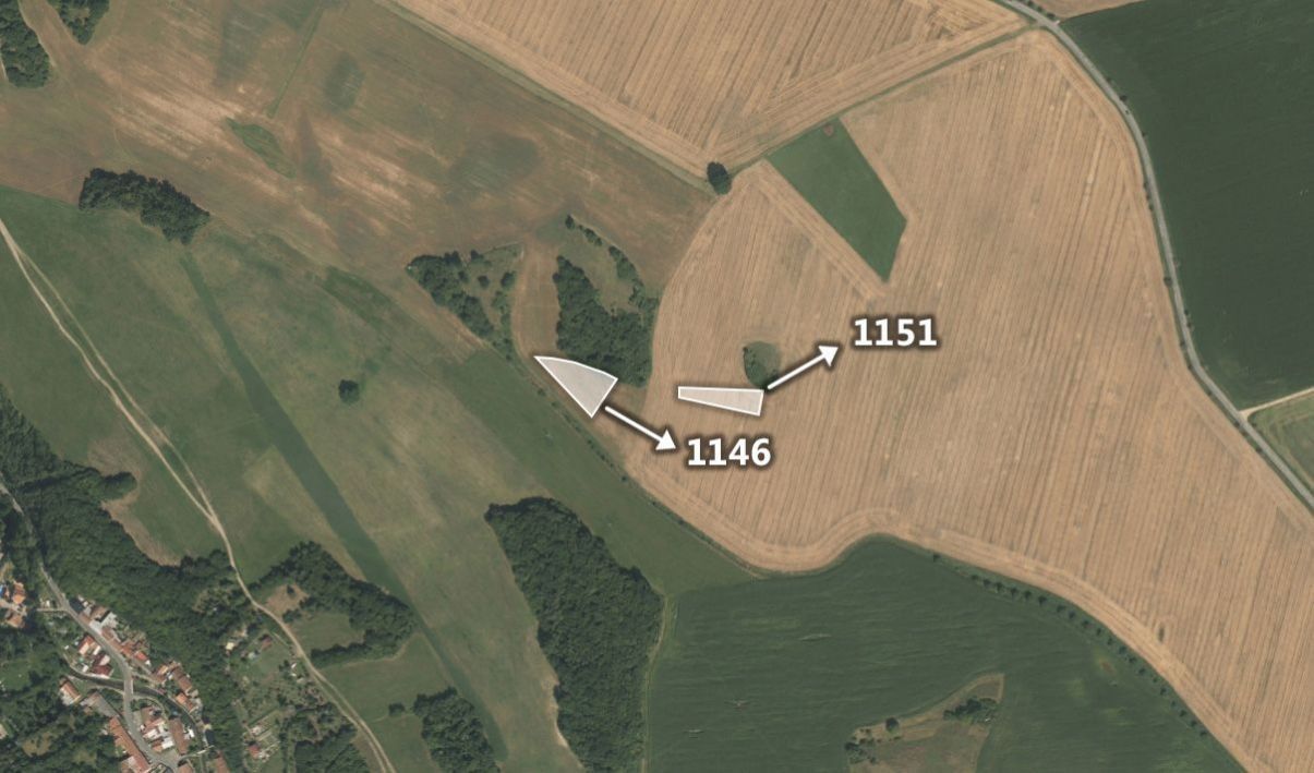 Zemědělské pozemky, Vícov, 21 902 m²