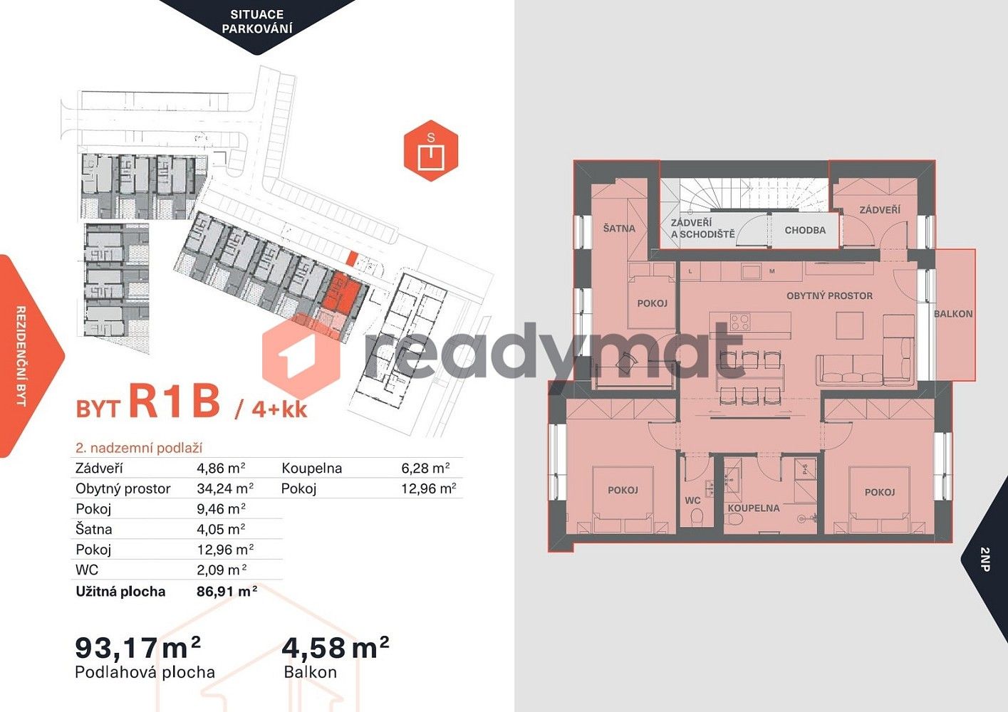 Prodej byt 4+kk - Břeclav, Jihomoravský kraj, 87 m² - 5