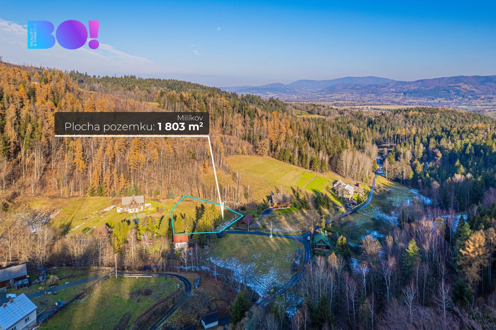 Pozemky pro bydlení, Milíkov, 1 803 m² - 2