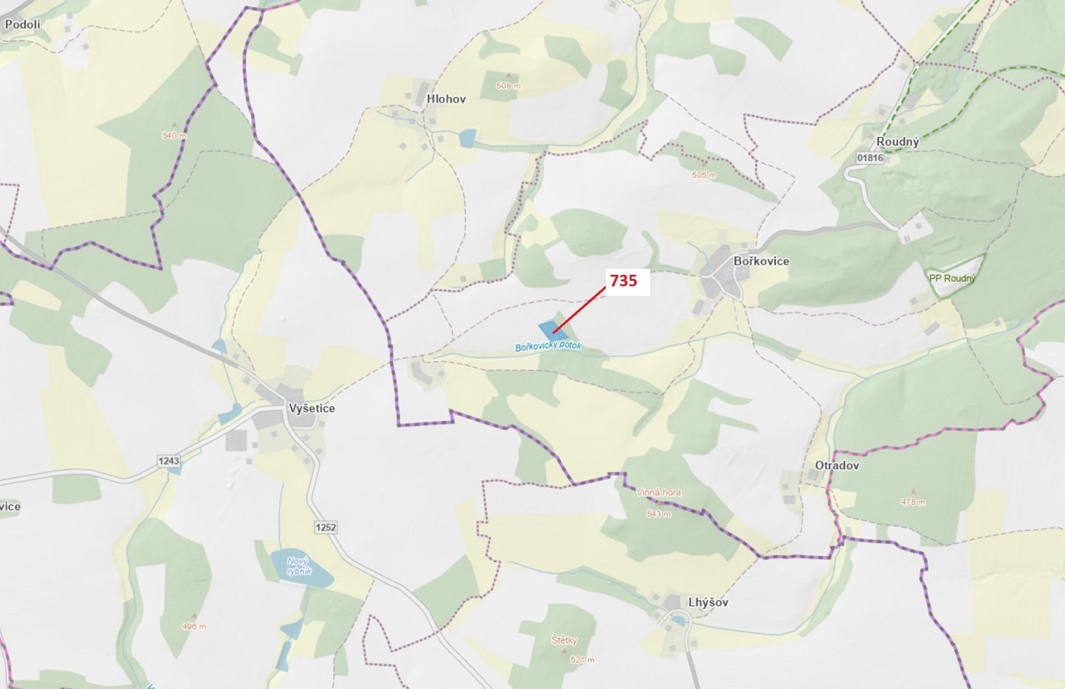 Lesy, Zvěstov - 1