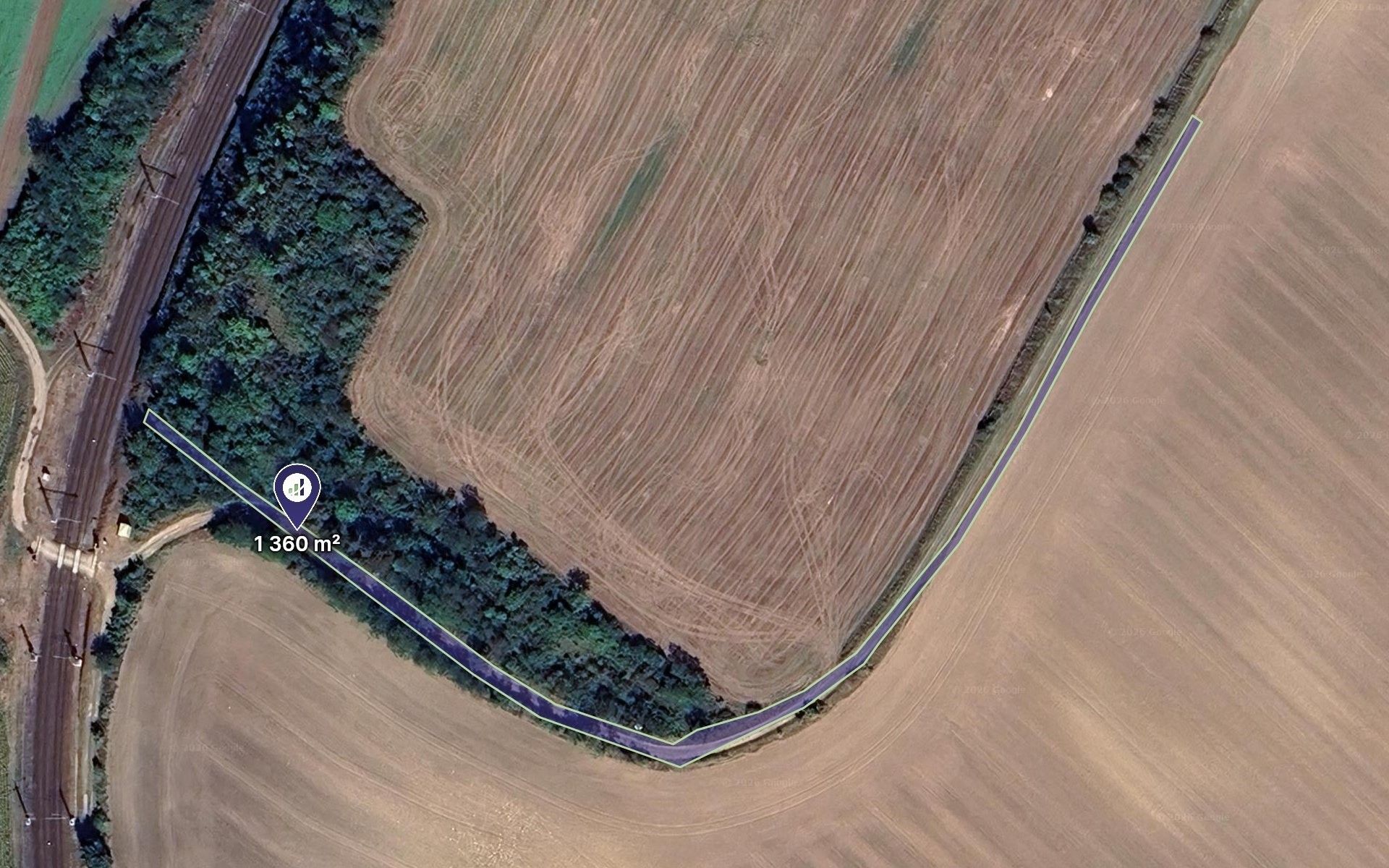 Pozemek, 1 360 m²