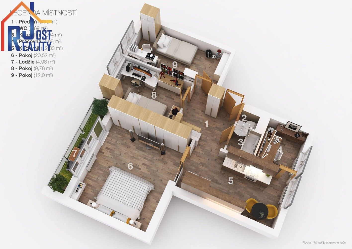 4+1, Praha - Záběhlice, okres Praha 4, Hlavní město Praha, 72 m² - 2